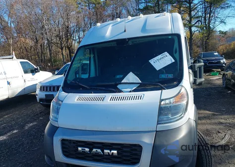 2020 Ram Promaster 3500 Cargo Van High Roof 159 Wb Ext z USA, uszkodzony, nr VIN 3C6URVJG8LE101046